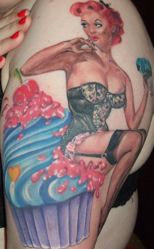 pin up tattoos for women
